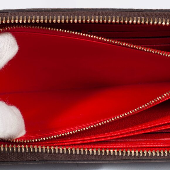 Authentic Louis Vuitton Monogram Poppy Zippy Wallet - Picture 13 of 16